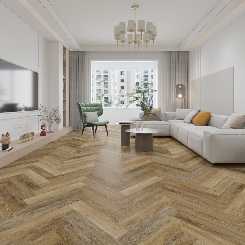 woodlands-nature-herringbone-woolstone 8004 Woodlands Nature Herringbone Woolstone 8004