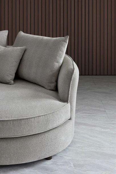 Rubin Corner chaise pebble 5 Rubin Corner Chaise Pebble 5