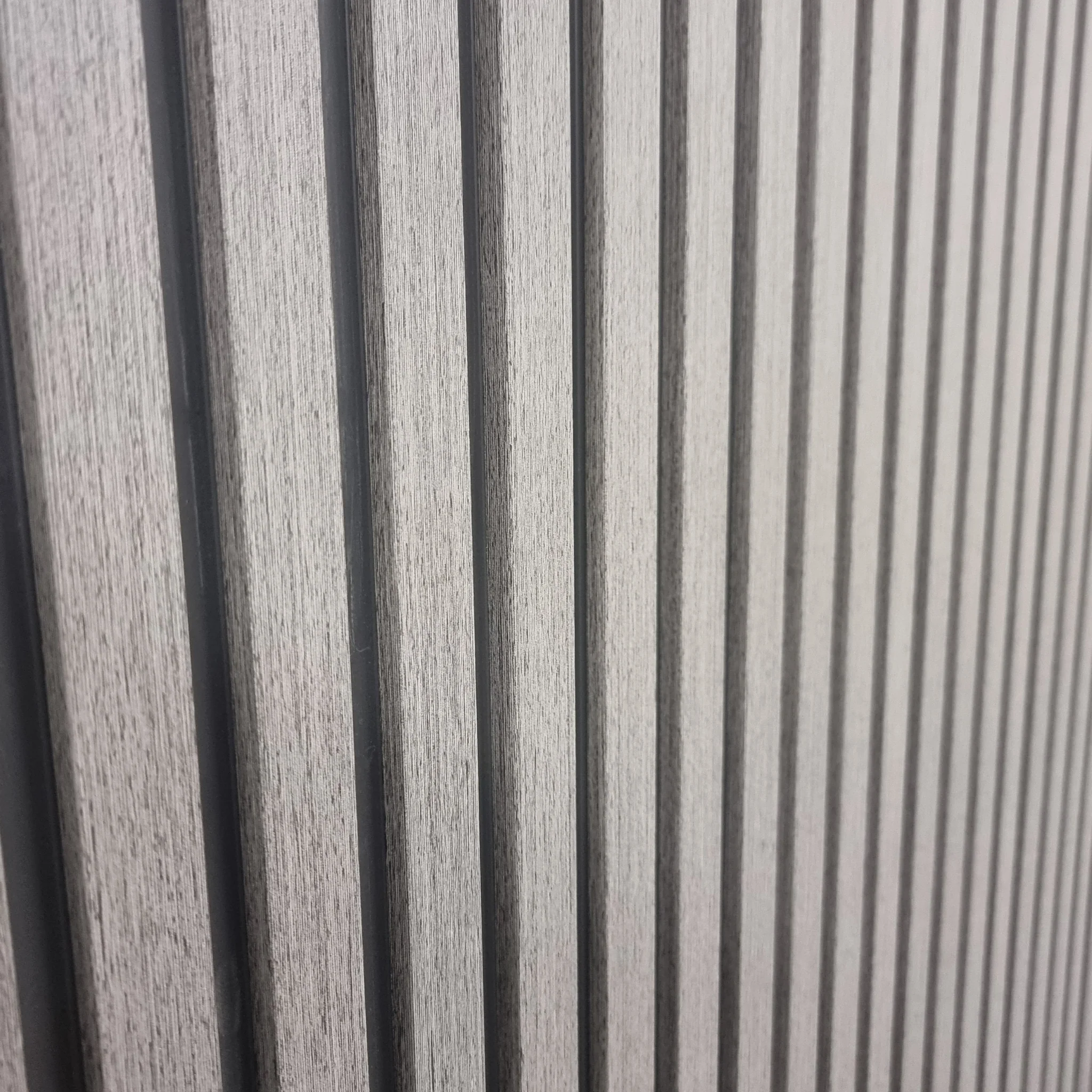 Wood effect slatted wall panels ash grey Wood Effect Slatted Wall Panels Ash Grey