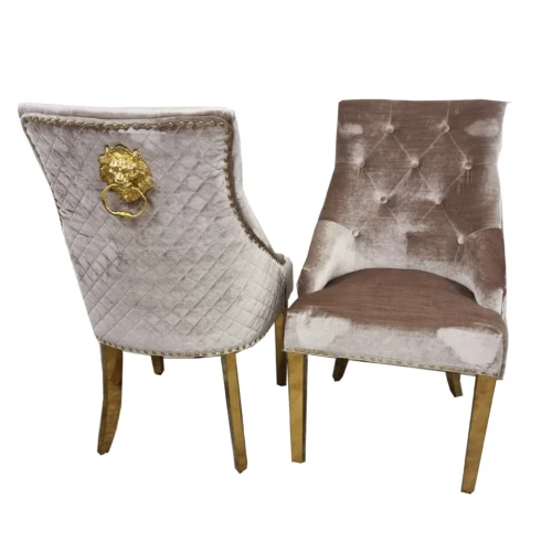 Bentley Gold Chair Beiege 5