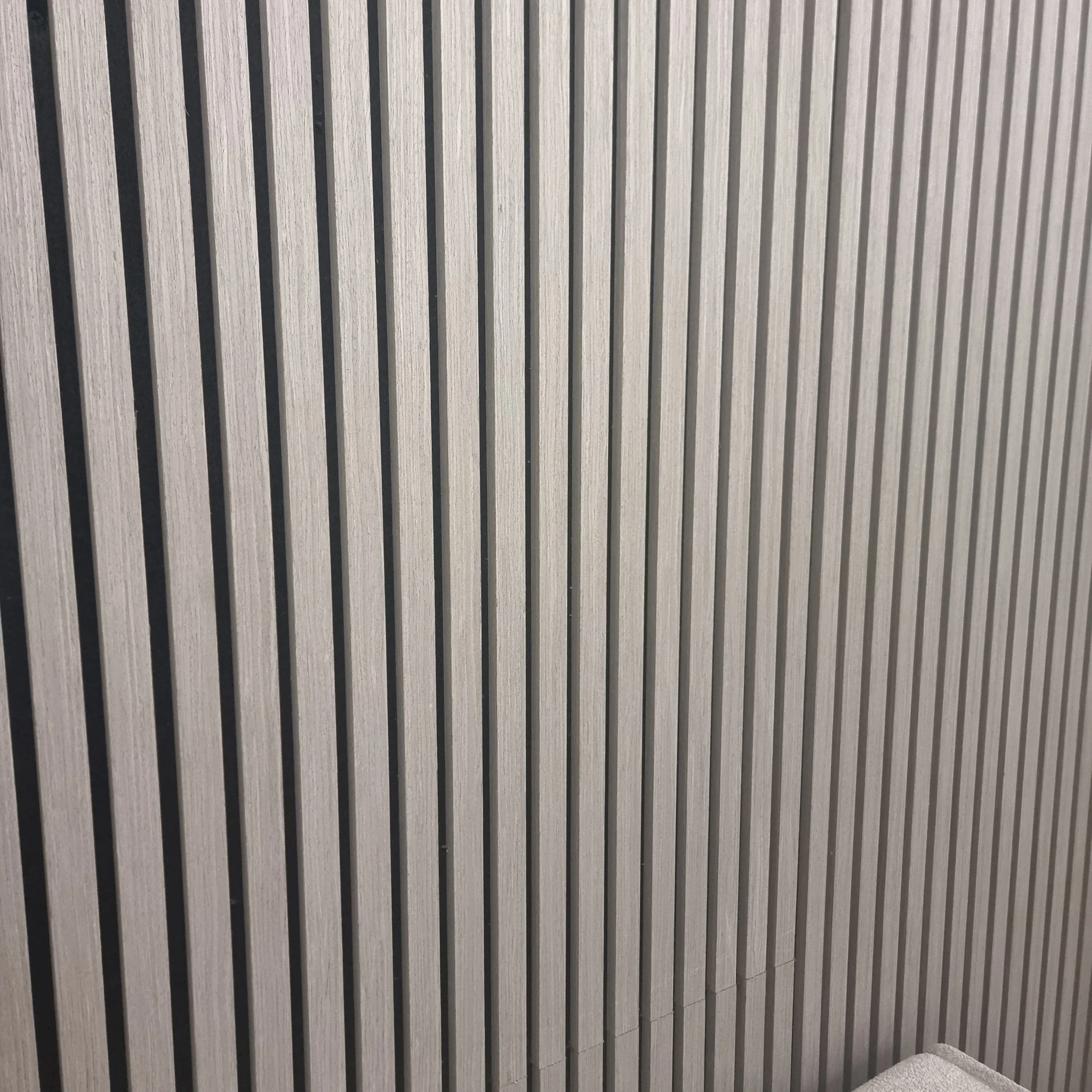 Real Wooden Acoustic Slatted Wall Panels - Light Oak - 240cm x 60cm (4 pack) Image 4 Real Wooden Acoustic Slatted Wall Panels - Light Oak - 240cm x 60cm (4 pack) product image 4