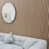 Real Wooden Acoustic Slatted Wall Panels - Light Oak - 240cm x 60cm (4 pack) featured image