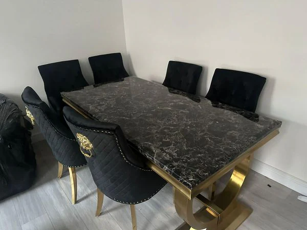 Black & Gold Marble Black & Gold Marble