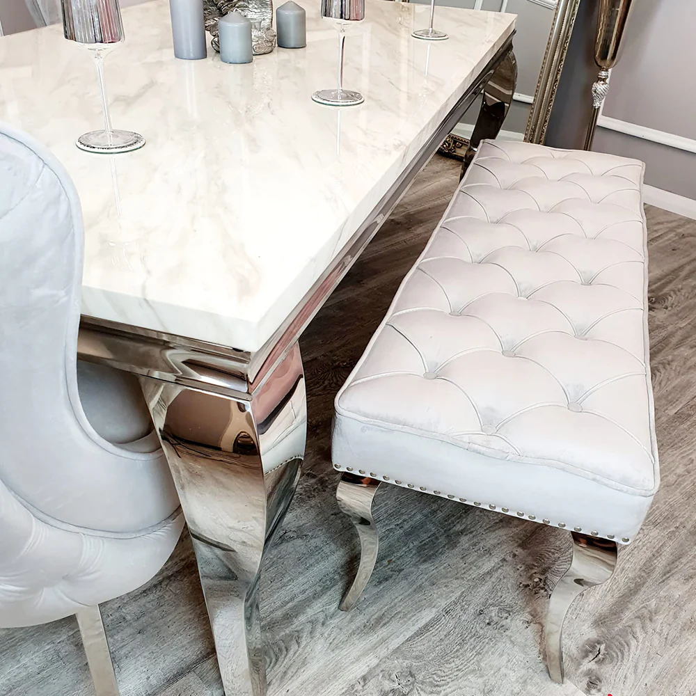 Louis Dining Bench ligt gre Louis Dining Bench Ligt Gre