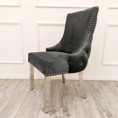 Louis Grey Marble Dining Table5