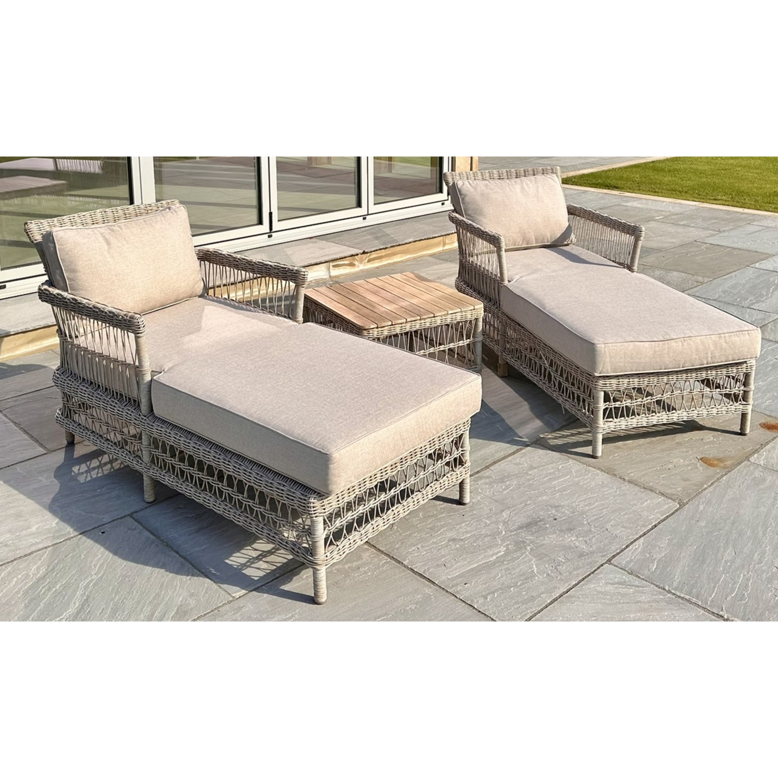 Provence Collection Outdoor Sun Lounger Set 1 Provence Collection Outdoor Sun Lounger Set 1