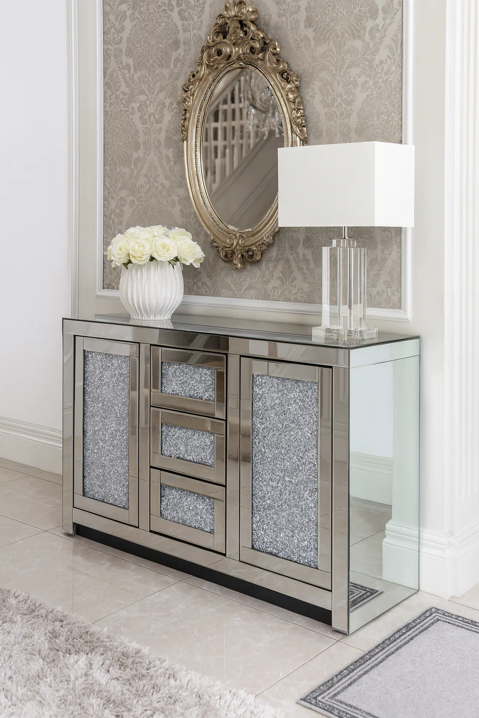 Roma 2 Door 3 Drawer Large Sideboard Roma 2 Door 3 Drawer Large Sideboard