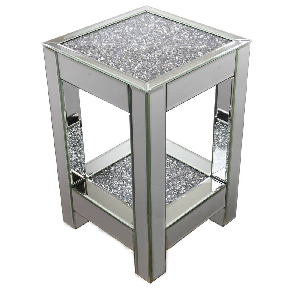 Mirrored crushed diamond 60 _cm 1 Mirrored Crushed Diamond 60 Cm 1