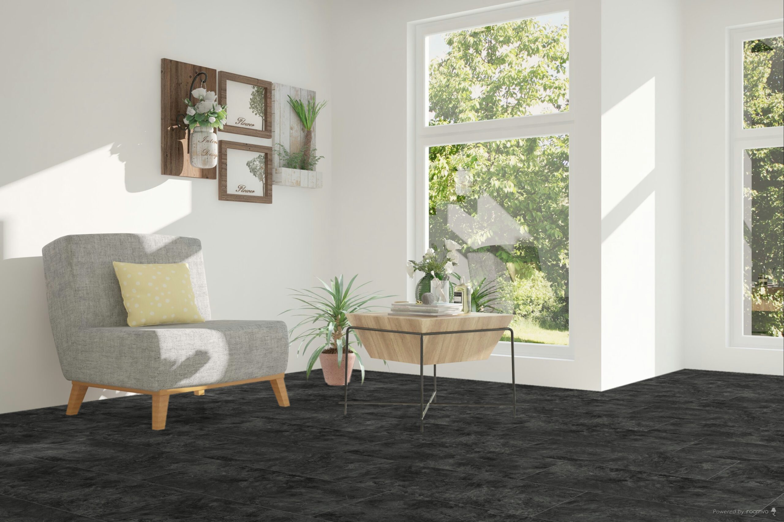 FQ-D3527_Pindos_Lifestyle_3-scaled-2.jpg Falquon Pindos 8mm Stone Effect Laminate Flooring (High Gloss) - image 2