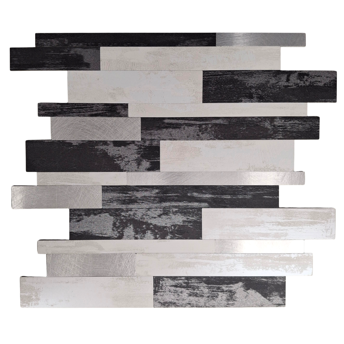 Self Adhesive 3D Mosaic Wall Tiles - Slate - 30cm x 30cm (10 pack) Image 3 Self Adhesive 3D Mosaic Wall Tiles - Slate - 30cm x 30cm (10 pack) product image 3