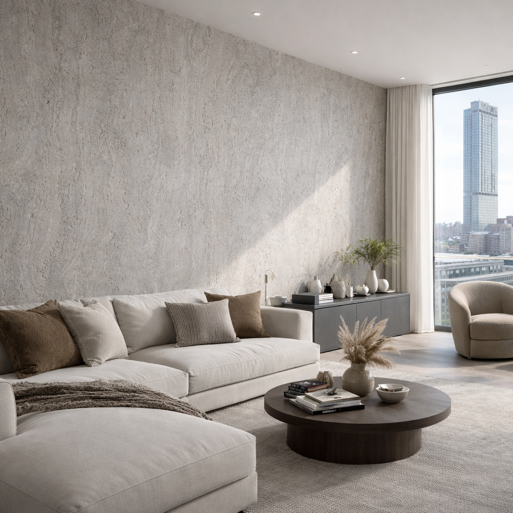 Travertine MCM Flexible Stone Tile - Light Grey - 120cm x 60cm (4 pack) Image 2 Travertine MCM Flexible Stone Tile - Light Grey - 120cm x 60cm (4 pack) product image 2