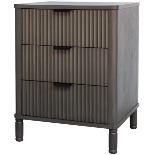 Reed Collection 3 Drawer Bedside Table product image 2