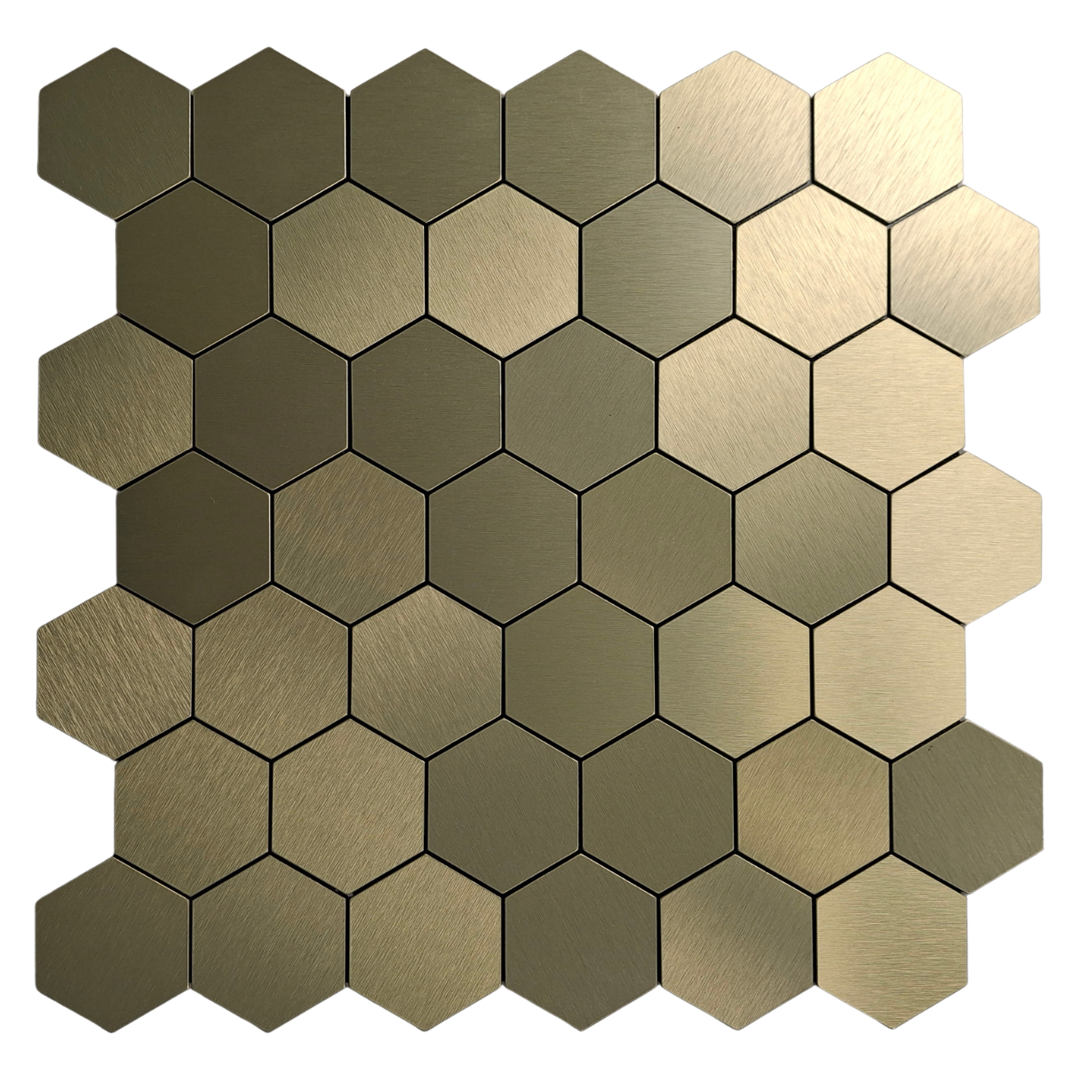 Self Adhesive 3D Mosaic Wall Tiles - Hexagon - 30cm x 30cm (10 pack) Image 2 Self Adhesive 3D Mosaic Wall Tiles - Hexagon - 30cm x 30cm (10 pack) product image 2