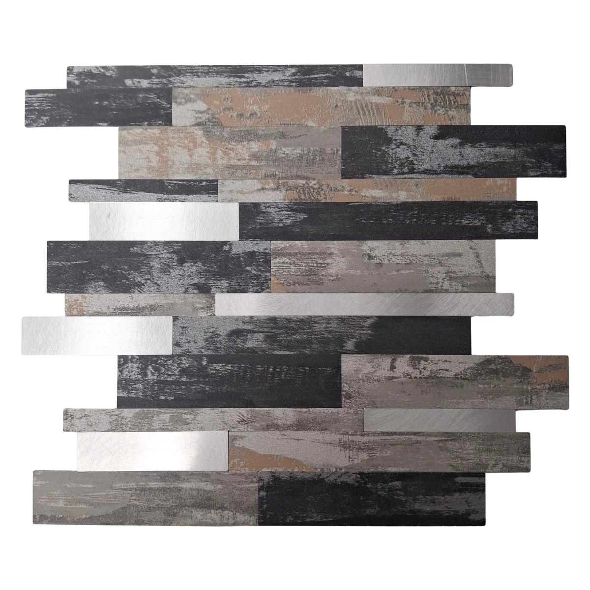 Self Adhesive 3D Mosaic Wall Tiles - Slate - 30cm x 30cm (10 pack) Image 1 Self Adhesive 3D Mosaic Wall Tiles - Slate - 30cm x 30cm (10 pack) featured image